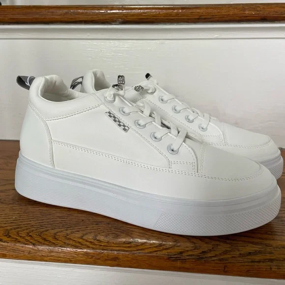 Madden Girl white sneakers women’s size 8 - Picture 1 of 7